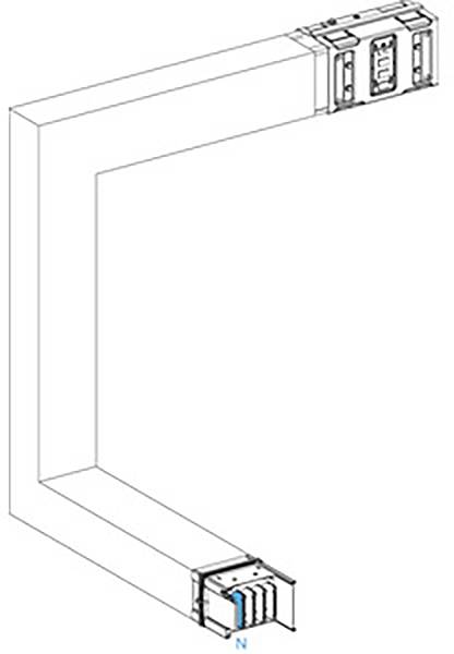 Schneider Electric KSA1000DMCK43A KSA wijziging van de meervoudige richting, 1000 A, naar links Verdeelkastaccessoire 1