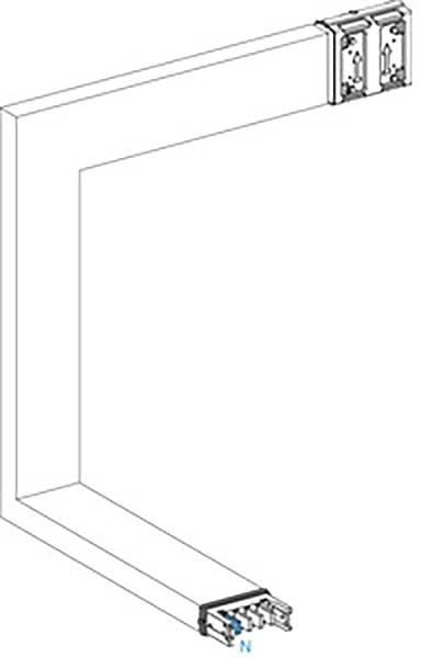 Schneider Electric KSA400DMCK43A KSA verandering van meerdere richting, 400A, omlaag links Verdeelkastaccessoire 1 stuk(