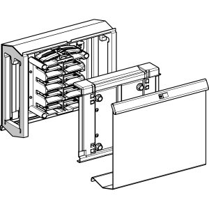 Schneider Electric KSA250FA4 KSA-accessoires, verbindingsblok, 250A, aansluiting op Canalis KSA IP52 Verbindingselement
