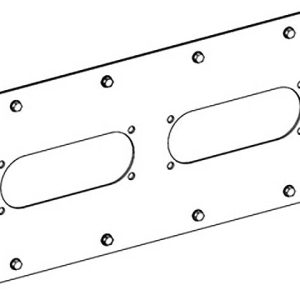 Schneider Electric KSA1000ABTZFL21 KSA-accessoires, flensplaat voor FL21 trekontlastingen voor KSA1000ABT4 Verdeelkastac Schneider Electric KSA1000ABTZFL21 KSA-accessoires, flensplaat voor FL21 trekontlastingen voor KSA1000ABT4 Verdeelkastac
