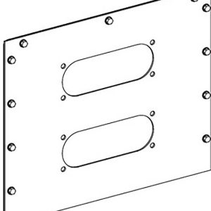 Schneider Electric KSA1000ABZFL21 KSA-accessoires, flensplaat voor FL21 trekontlastingen voor KSA1000ABG/D4 Verdeelkasta Schneider Electric KSA1000ABZFL21 KSA-accessoires, flensplaat voor FL21 trekontlastingen voor KSA1000ABG/D4 Verdeelkasta