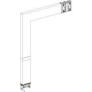 Schneider Electric KSC250DLF4CF KSC hoekelement, 250A, vlak PE buiten, wahlengte, brandschot Hoekprofiel 1 stuk(s) Schneider Electric KSC250DLF4CF KSC hoekelement, 250A, vlak PE buiten, wahlengte, brandschot Hoekprofiel 1 stuk(s)