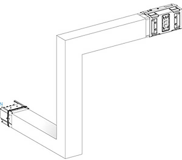 Schneider Electric KSA630DMBK43A KSA wijziging van de meervoudige richting, 630A, rechts omlaag Verdeelkastaccessoire 1