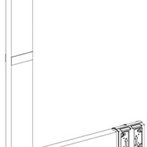 Schneider Electric KSA400DLE43F KSA hoekelement, 400A, vlak PE binnen, lengte van de vertanding, brandschot Hoekprofiel Schneider Electric KSA400DLE43F KSA hoekelement, 400A, vlak PE binnen, lengte van de vertanding, brandschot Hoekprofiel