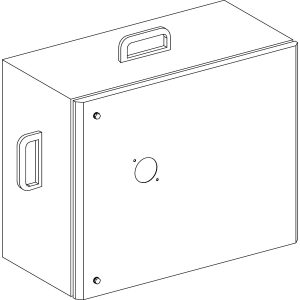 Schneider Electric KSB250DC5TRE KS-uitgangsdoos, 250A, leeg, 3L+PEN voor 4p. Compact NSX en meetapparaat Verdeelkastacce