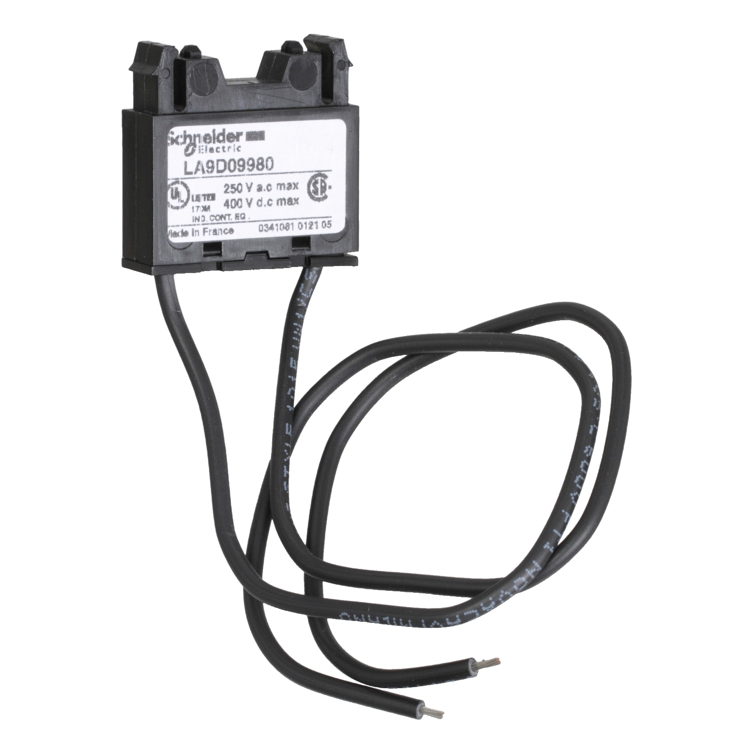 Schneider Electric LA9D09980 Beschermingsmodule, RC-element, 220 V AC voor LC1F Verdeelkastaccessoire 1 stuk(s)