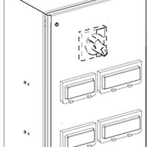 Schneider Electric KSB250SM428 KS-kast,250A, leeg, 3L+N+PE, 28 deeleenheden Verdeelkastaccessoire 1 stuk(s)