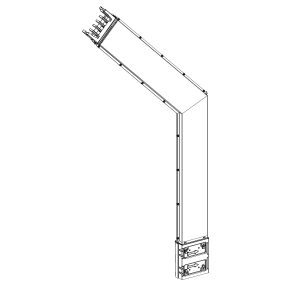 Schneider Electric KSC400DLF4A KSC hoekelement, 400A, vlak PE buiten, lengte van de vertanding Hoekprofiel 1 stuk(s) Schneider Electric KSC400DLF4A KSC hoekelement, 400A, vlak PE buiten, lengte van de vertanding Hoekprofiel 1 stuk(s)