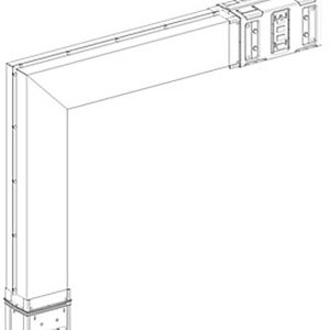Schneider Electric KSC400DLF4CF KSC hoekelement, 400A, vlak PE buiten, lengte van de vertanding, brandschot Hoekprofiel Schneider Electric KSC400DLF4CF KSC hoekelement, 400A, vlak PE buiten, lengte van de vertanding, brandschot Hoekprofiel