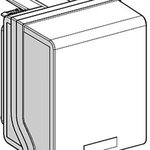 Schneider Electric KSB32CF5 KS-adapter, 32A, 3L+N+PE, voor zekeringen 10 x 38 mm Verdeelkastaccessoire Wit 1 stuk(s)