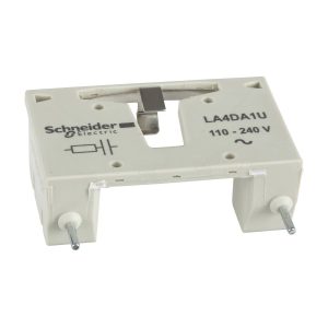Schneider Electric LA4DA1U Bedieningsmodule, TeSys D, RC-schakel, 110 V AC Verdeelkastaccessoire 1 stuk(s) Schneider Electric LA4DA1U Bedieningsmodule, TeSys D, RC-schakel, 110 V AC Verdeelkastaccessoire 1 stuk(s)