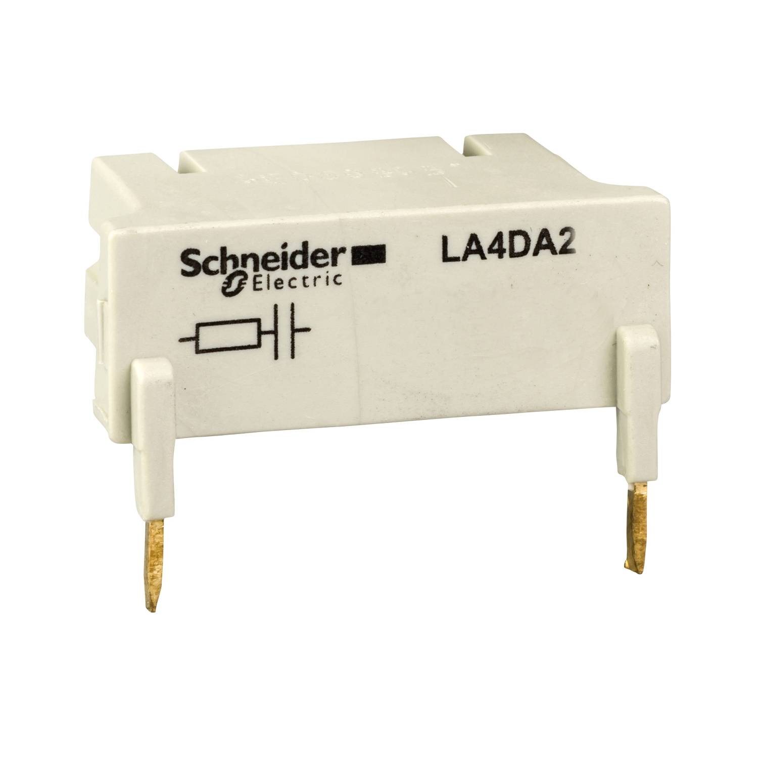 Schneider Electric LA4DA2G Bedieningsmodule, RC-schakel, 50 VAC, voor D40-D150 Verdeelkastaccessoire 1 stuk(s)