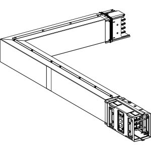 Schneider Electric KSC800DLC4CF KSC-hoekelement, 800A, hoge kant, lengte van de vertanding, brandschot Hoekprofiel 1 stu Schneider Electric KSC800DLC4CF KSC-hoekelement, 800A, hoge kant, lengte van de vertanding, brandschot Hoekprofiel 1 stu