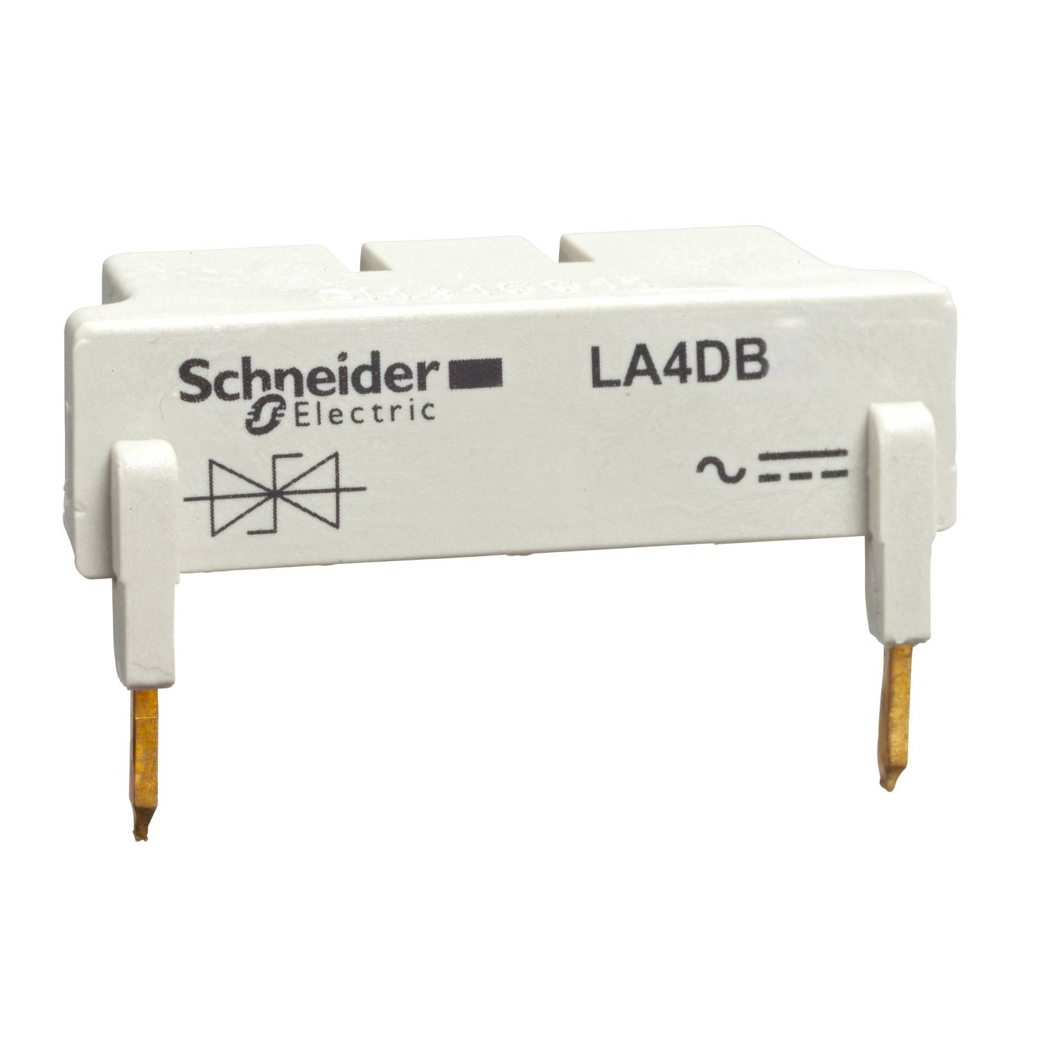 Schneider Electric LA4DC3U Beschermingsmodule, TeSys D, diodes, 24-250 V DC Verdeelkastaccessoire 1 stuk(s)