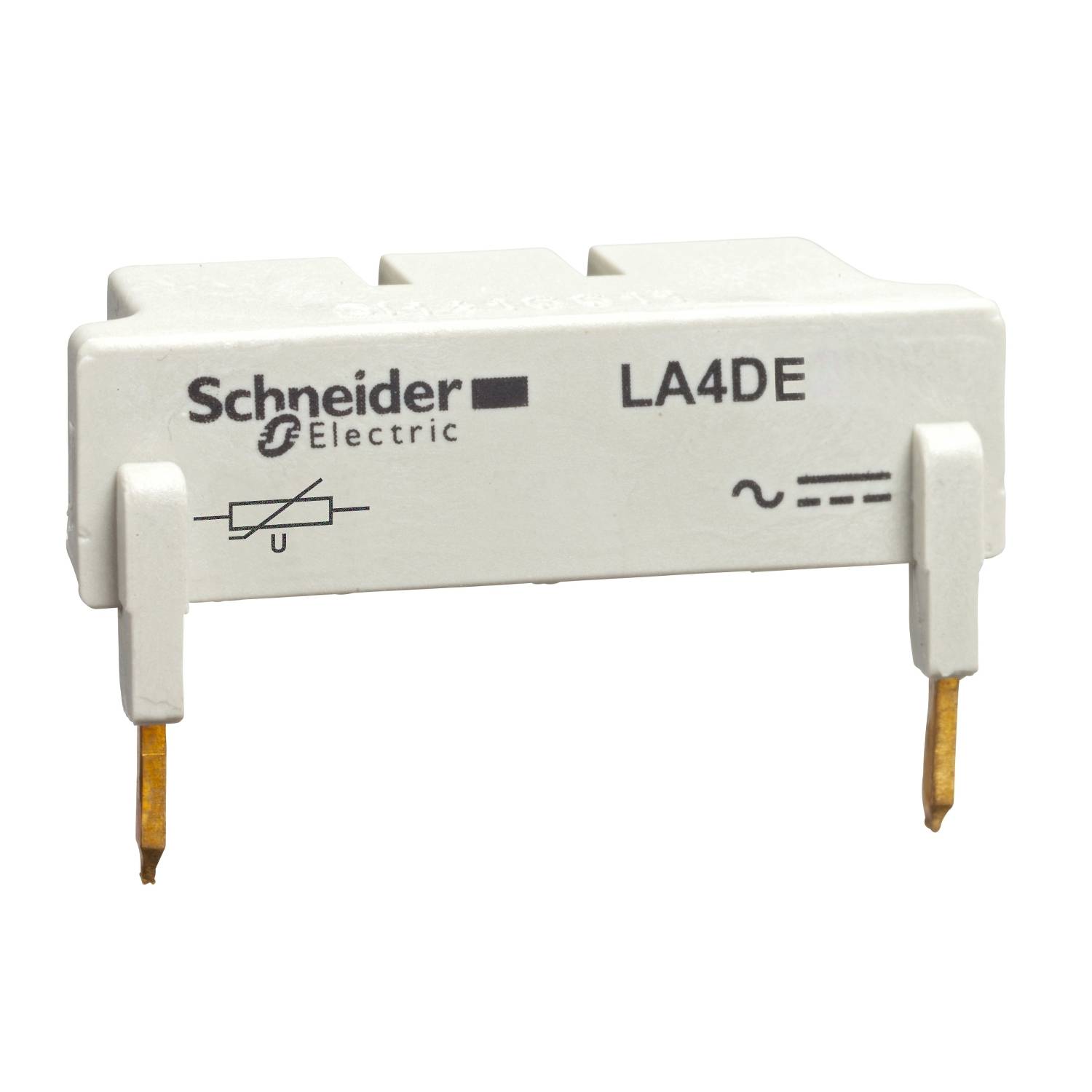 Schneider Electric LA4DE2G Bedieningsmodule, TeSys D, varistor, 50-127 V AC Verdeelkastaccessoire 1 stuk(s)