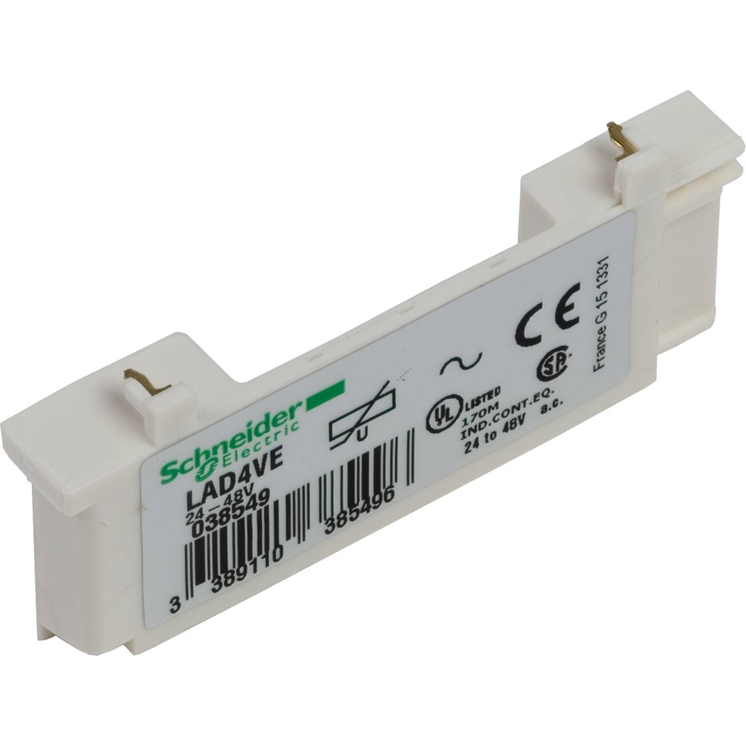 Schneider Electric LAD4TB Bedieningsmodule, speciale diode, 24V AC/DC Verdeelkastaccessoire 1 stuk(s)