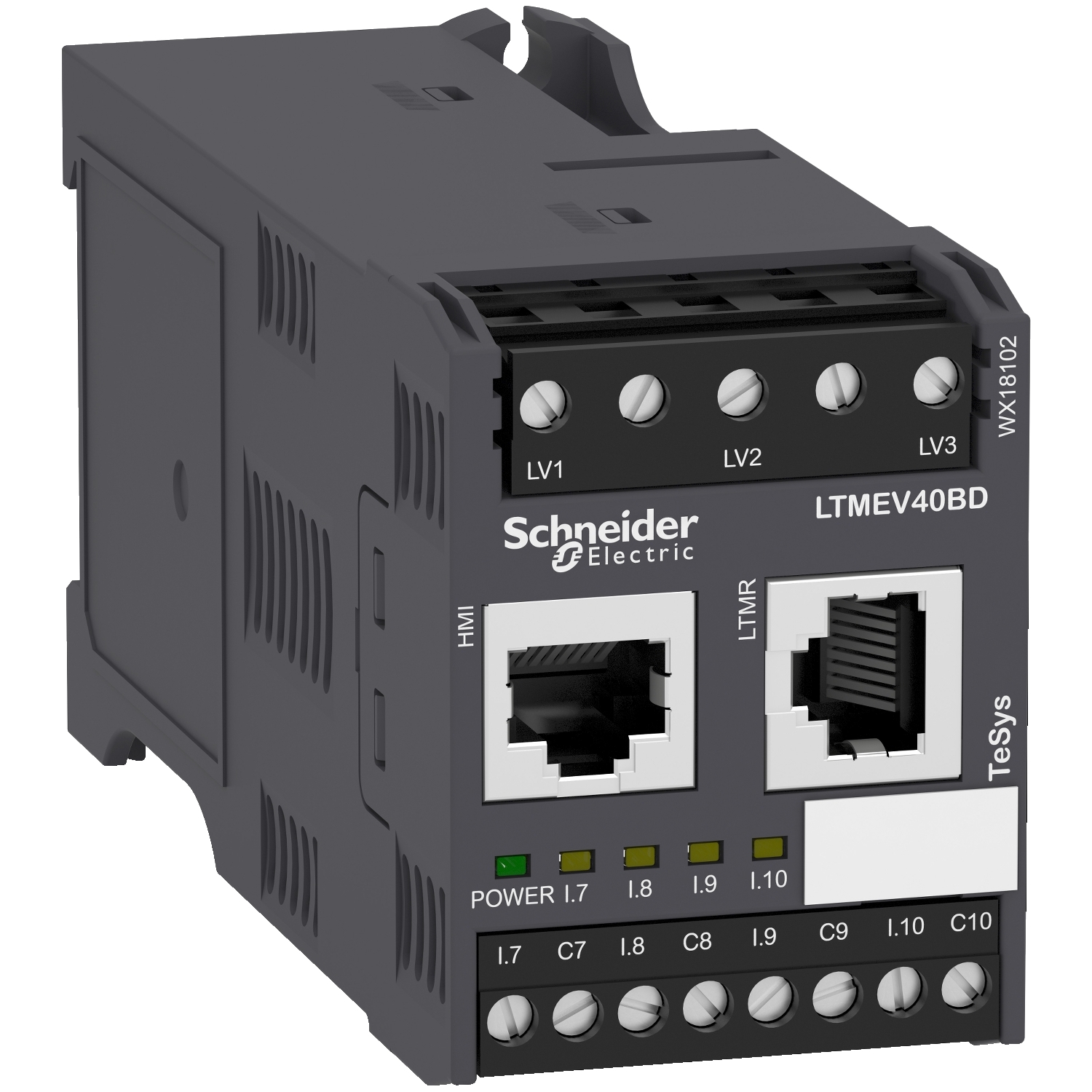 Schneider Electric LTMEV40BD Uitbreidingsmodule LTM E TeSys T, 24 V DC Verdeelkastaccessoire 1 stuk(s)