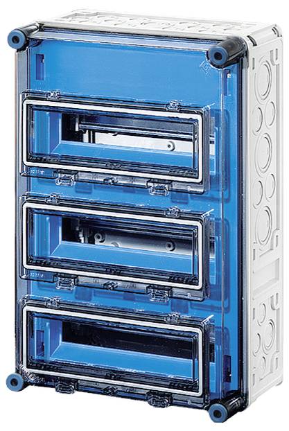 Hensel 2000617 Mi 1337 Kleine verdeelkast Opbouw (op muur) Aantal groepen: 12 Aantal rijen: 3 Inhoud: 1 stuk(s)