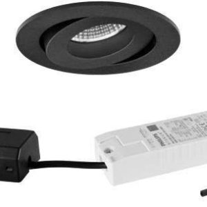 Brumberg 41477183 41477183 LED-inbouwlamp LED 7 W Zwart Brumberg 41477183 41477183 LED-inbouwlamp LED 7 W Zwart
