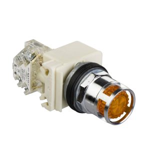 Schneider Electric 9001K3L38LYAH13 Verlichte druktoets, geel, Ø 30, vlak, zonder vergrendeling, 120 V, 1OC Verlichte dru Schneider Electric 9001K3L38LYAH13 Verlichte druktoets, geel, Ø 30, vlak, zonder vergrendeling, 120 V, 1OC Verlichte dru