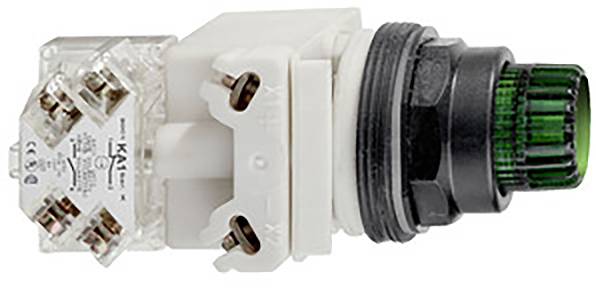 Schneider Electric 9001SK2L35LGG Verlichte druktoets, groen Ø 30, boven, veerstand, 24 V, 1 WL Verlichte druktoets 1 stu