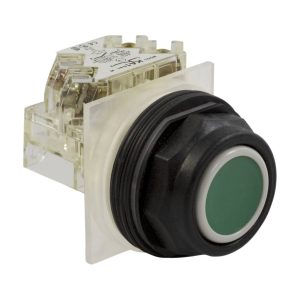 Schneider Electric 9001SKR1GH13 Drukknop groen Ø 30, vlak, met veerverstelling, 1 W Verdeelkastaccessoire 1 stuk(s) Schneider Electric 9001SKR1GH13 Drukknop groen Ø 30, vlak, met veerverstelling, 1 W Verdeelkastaccessoire 1 stuk(s)