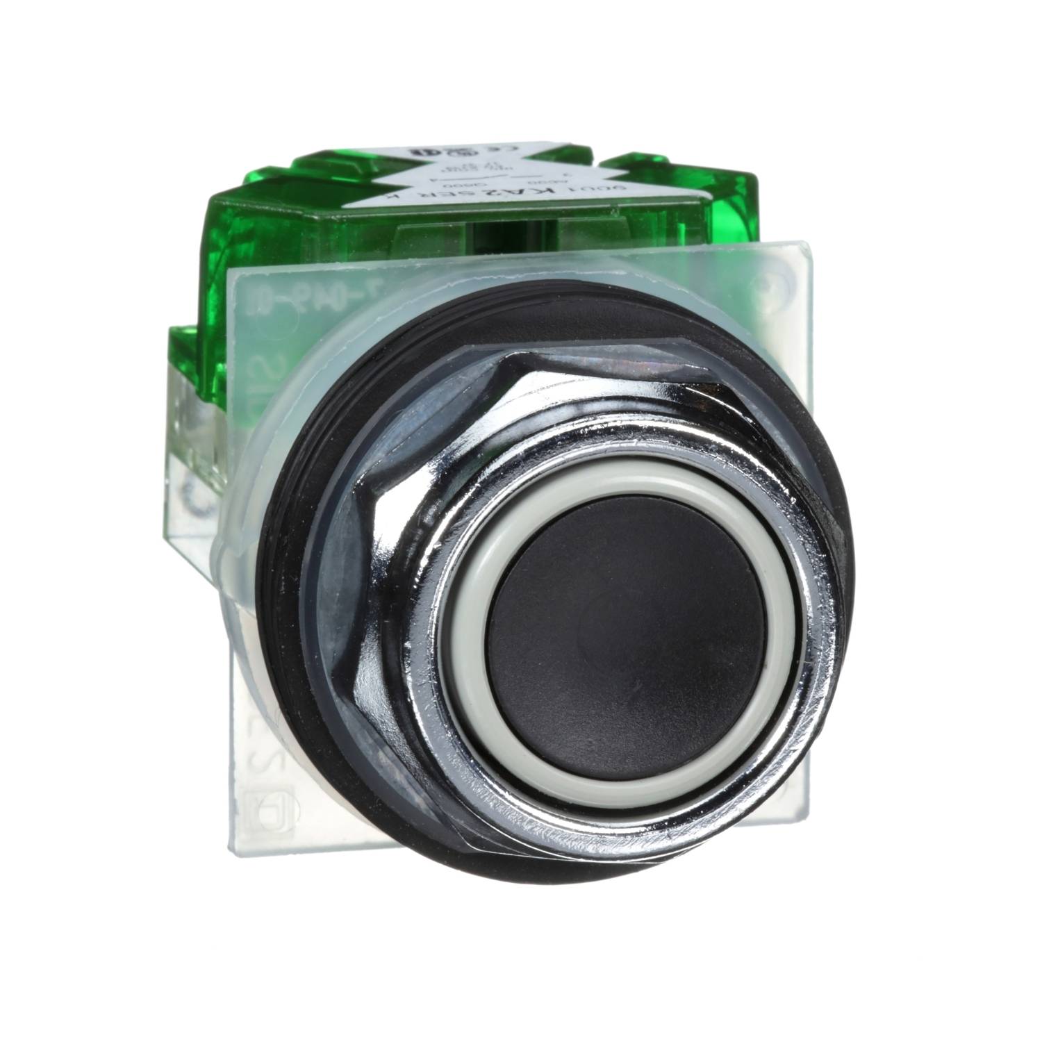 Schneider Electric 9001KR1BH5 Drukknop, zwart Ø 30, vlak, zonder vergrendeling, 1S Verdeelkastaccessoire 1 stuk(s)