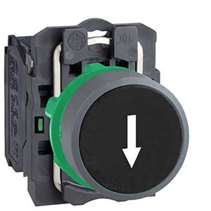 Schneider Electric XB5AA3351C0 Drukknop, compl, kunststof, tastend, zwart, pijl omlaag, 22 mm, 1S, grijs Verdeelkastacce Schneider Electric XB5AA3351C0 Drukknop, compl, kunststof, tastend, zwart, pijl omlaag, 22 mm, 1S, grijs Verdeelkastacce