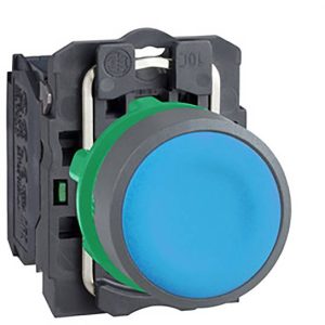 Schneider Electric XB5AA61C0 Drukknop, compl, kunststof, tastend, blauw, 22 mm, 1S, grijs Verdeelkastaccessoire 1 stuk(s Schneider Electric XB5AA61C0 Drukknop, compl, kunststof, tastend, blauw, 22 mm, 1S, grijs Verdeelkastaccessoire 1 stuk(s