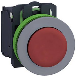 Schneider Electric XB5FL42C0 Drukknop, compleet, kunststof, boven, rood, 30 mm, 1 Ö, grijs Verdeelkastaccessoire 1 stuk( Schneider Electric XB5FL42C0 Drukknop, compleet, kunststof, boven, rood, 30 mm, 1 Ö, grijs Verdeelkastaccessoire 1 stuk(