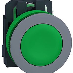 Schneider Electric XB5FA31C0 Drukknop, compleet, kunststof, tastend, groen, 30 mm, 1S, grijs Verdeelkastaccessoire 1 stu Schneider Electric XB5FA31C0 Drukknop, compleet, kunststof, tastend, groen, 30 mm, 1S, grijs Verdeelkastaccessoire 1 stu