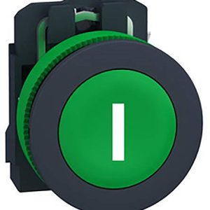 Schneider Electric XB5FA3311 Drukknop, compl, Flush, kunststof, groen, 30 mm, 1S, IP69K, I in wit Verdeelkastaccessoire Schneider Electric XB5FA3311 Drukknop, compl, Flush, kunststof, groen, 30 mm, 1S, IP69K, I in wit Verdeelkastaccessoire