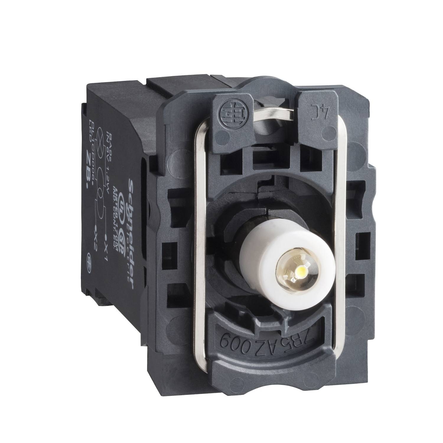 Schneider Electric ZB5AV5D3 Lampfitting, ZB5, groen BA 9s LED, 400 V. Verdeelkastaccessoire 1 stuk(s)