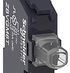 Schneider Electric ZBVGM6T LED-module, voor Ø 22 en Ø 30, LED incl. beveiligingsmodule, blauw, 110 V AC Verdeelkastacces