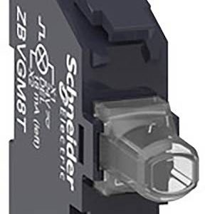 Schneider Electric ZBVGM8T LED-module, voor Ø 22 en Ø 30, LED incl. veiligheidsmodule, geel, 110 V AC Verdeelkastaccesso
