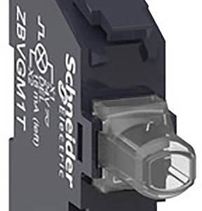 Schneider Electric ZBVGM1T LED-module, voor Ø 22 en Ø 30, LED incl. beveiligingsmodule, wit, 110 V AC Verdeelkastaccesso