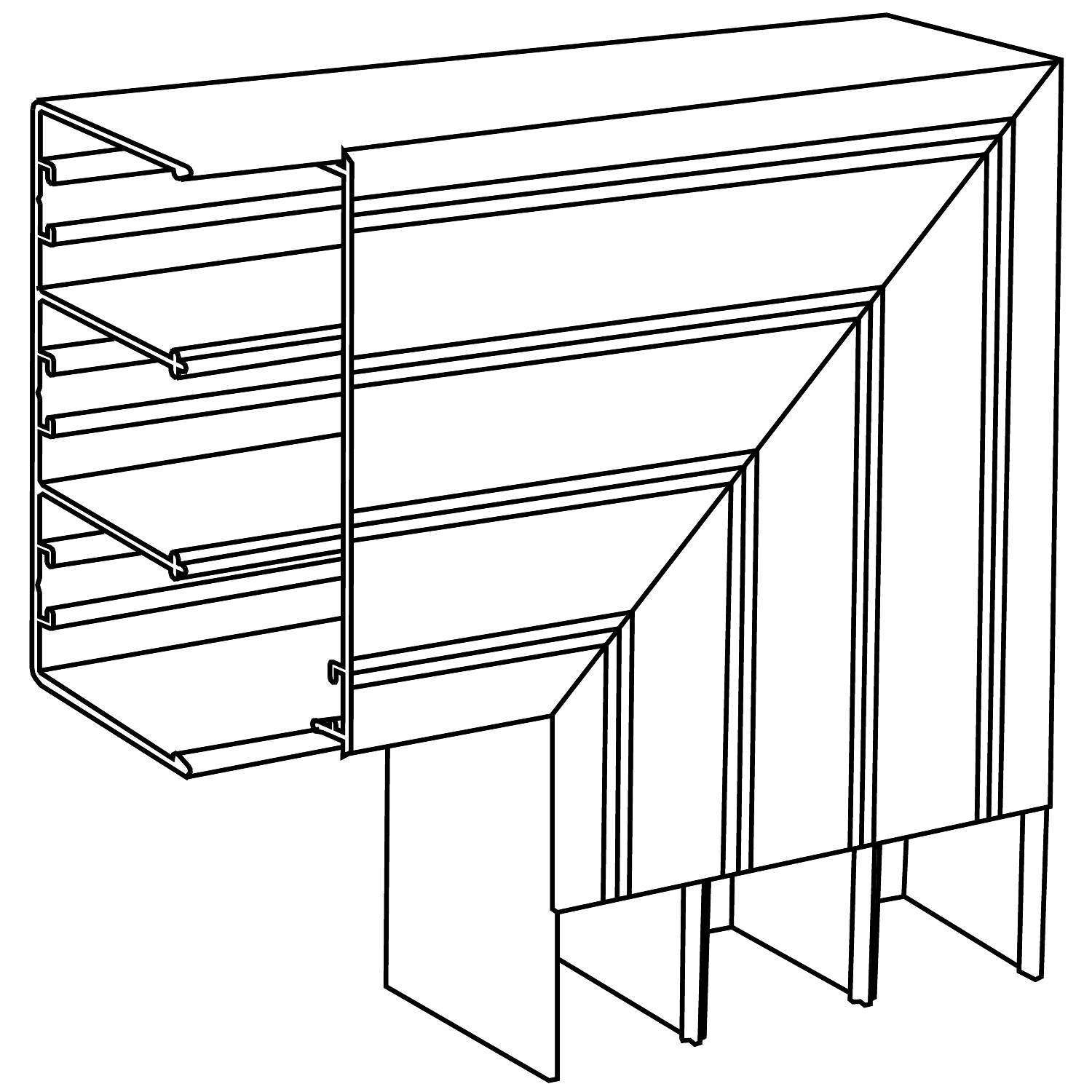 Schneider Electric 5440348 Vlakke winkelhaken 1 stuk(s)