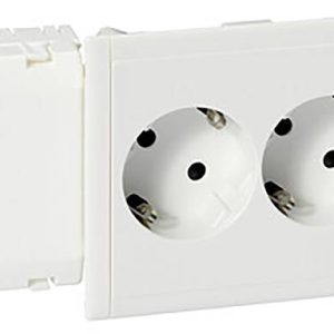 Schneider Electric 5951512 Inbouwdoos 2-voudig stopcontact 1 stuk(s) Wit