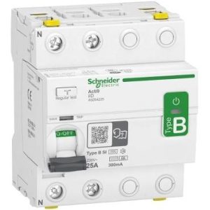 Schneider Electric A9Z64225 Aardlekschakelaar Aardlekschakelaar voor AC/DC B 25 A 0.3 A Schneider Electric A9Z64225 Aardlekschakelaar Aardlekschakelaar voor AC/DC B 25 A 0.3 A