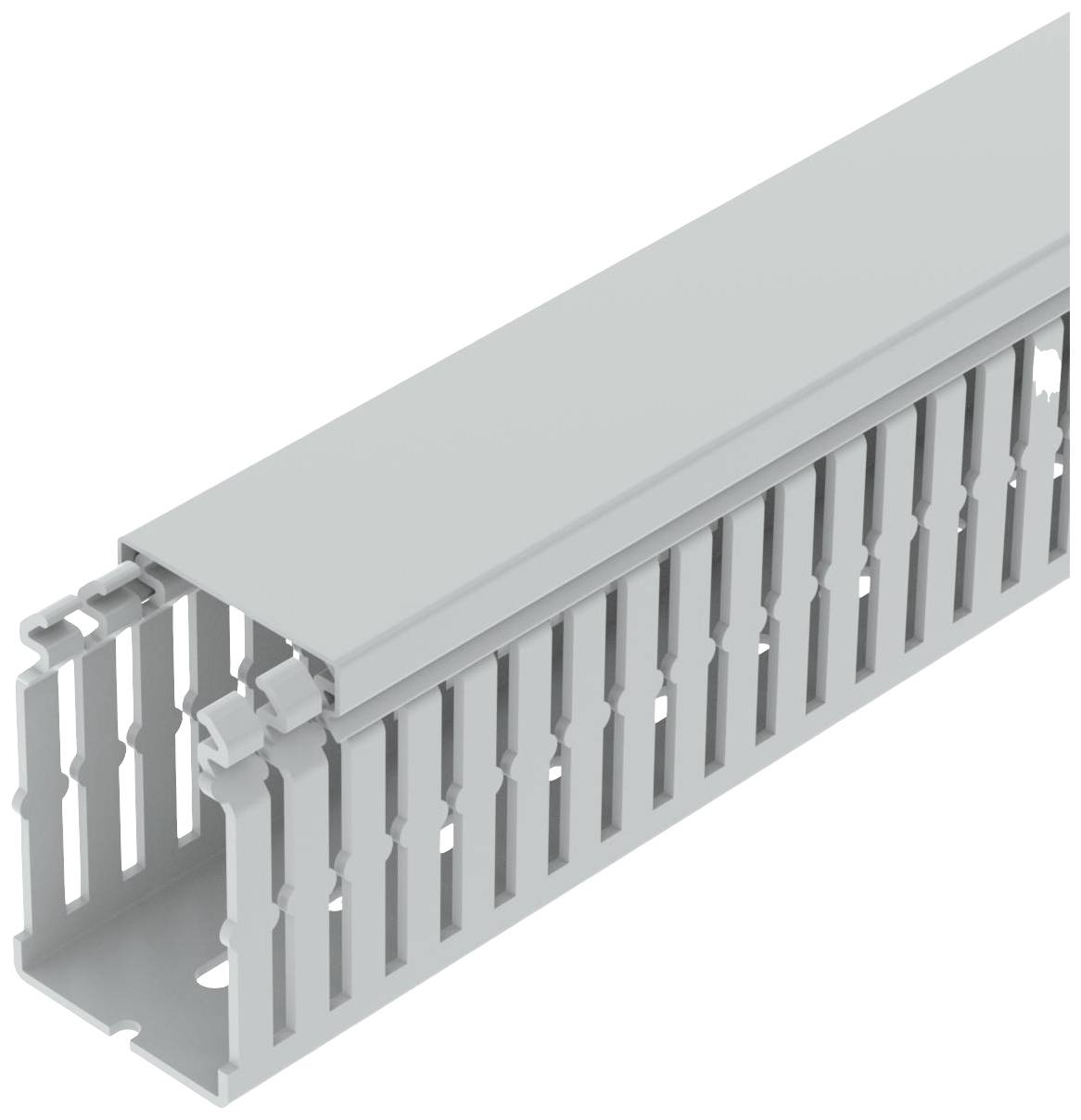 OBO Bettermann 6178556 Kabelgoot Bovenstuk (l x b x h) 2000 x 50 x 75 mm 1 stuk(s) Grijs