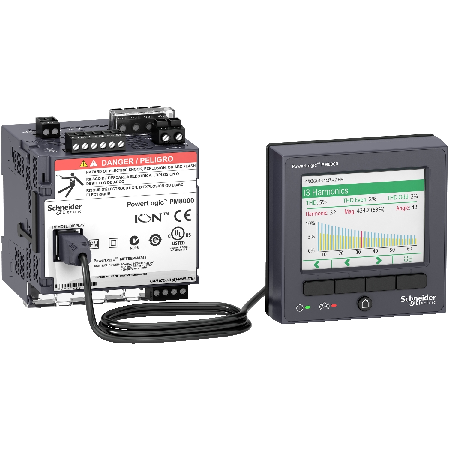 Schneider Electric METSEPM8214 Digitale kWh-meter 1 stuk(s)