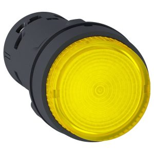 Schneider Electric XB7NW38B1 Verlichte druktoets, Harmony XB7, monoblock, kunststof, Ø22mm, geel, geïntegreerde LED, 24V Schneider Electric XB7NW38B1 Verlichte druktoets, Harmony XB7, monoblock, kunststof, Ø22mm, geel, geïntegreerde LED, 24V