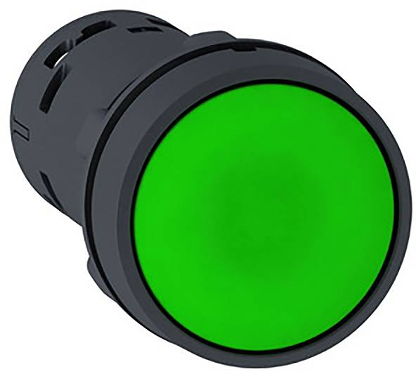Schneider Electric XB7NA33 Drukknop, Harmony XB7, monoblock, kunststof, Ø22mm, groen, 2S, schroefklem Verdeelkastaccesso