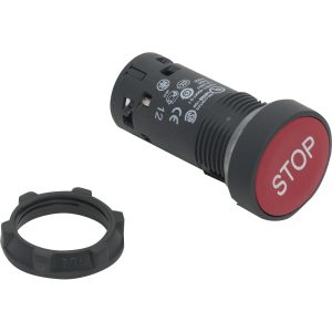 Schneider Electric XB7NA4234 Drukknop, Harmony XB7, monoblock, kunststof, Ø22mm, rood, 1Ö, schroefklem, STOP Verdeelkast Schneider Electric XB7NA4234 Drukknop, Harmony XB7, monoblock, kunststof, Ø22mm, rood, 1Ö, schroefklem, STOP Verdeelkast