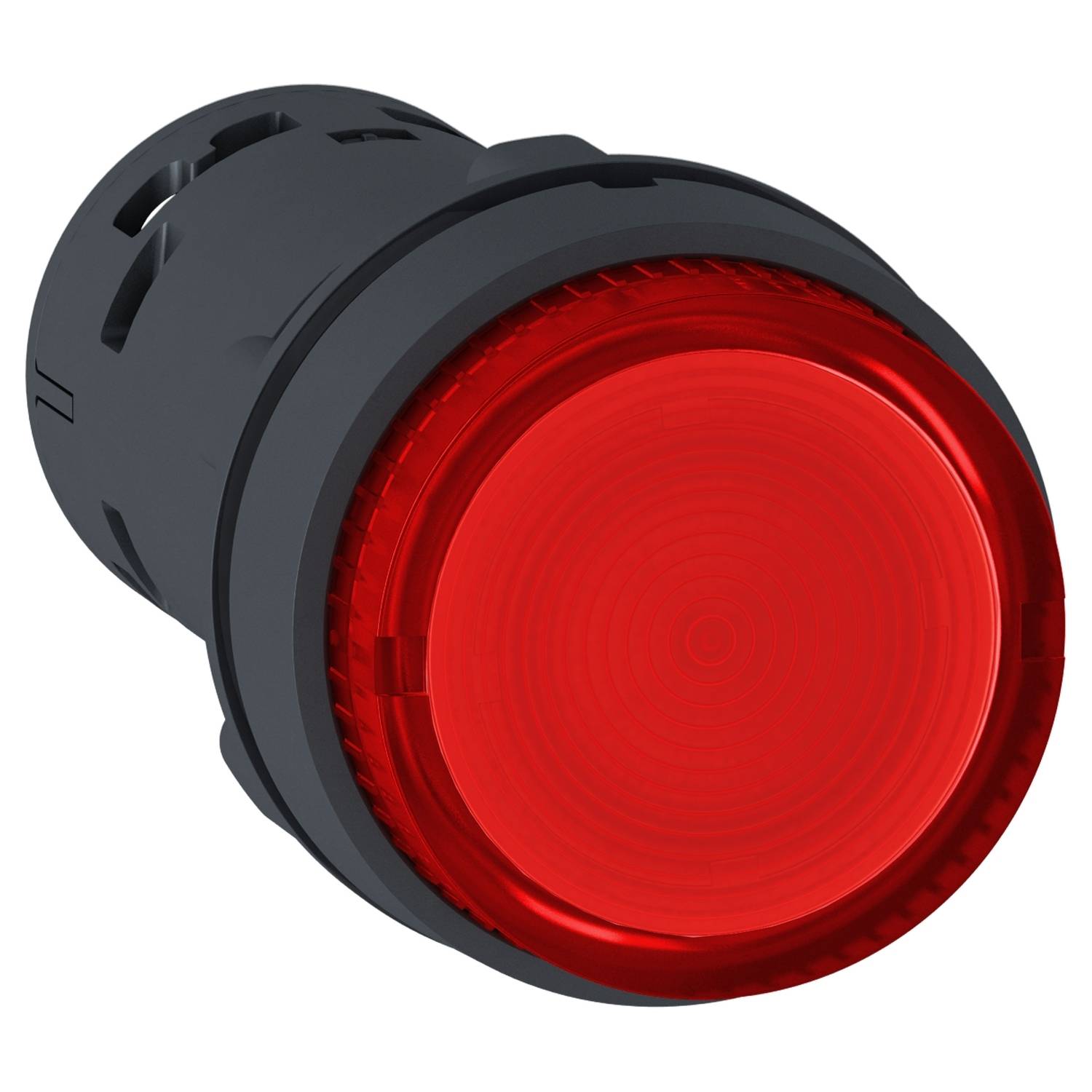 Schneider Electric XB7NW34M2 Verlichte druktoets, Harmony XB7, monoblock, kunststof, Ø 22 mm, rood, geïntegreerde LED, 2
