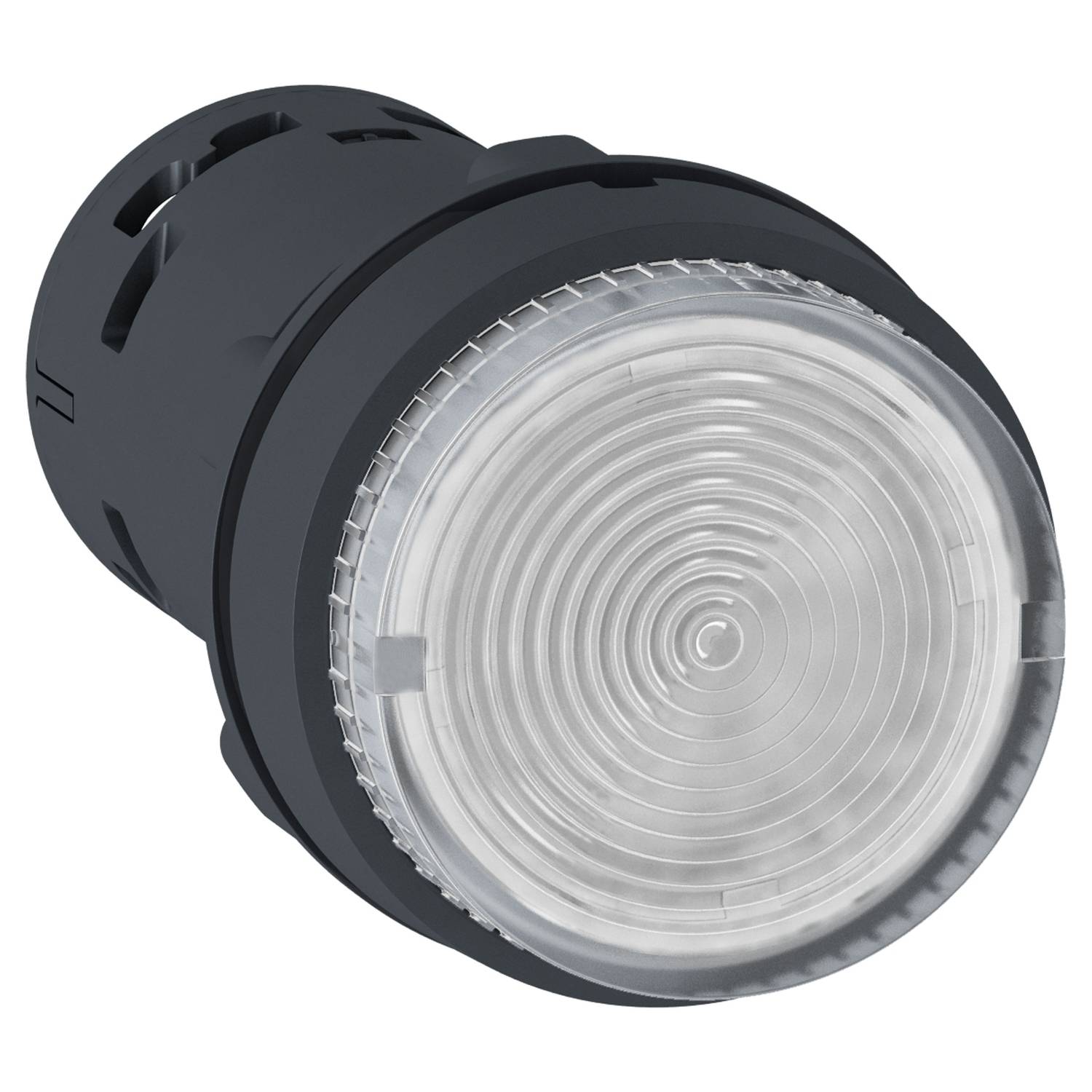 Schneider Electric XB7NW37B1 Verlichte druktoets, Harmony XB7, monoblock, kunststof, Ø 22 mm, transparant, geïntegreerde
