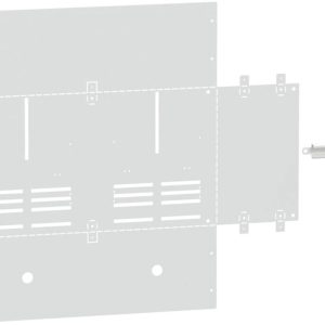 Schneider Electric LVS03508 PrismaSeT-P, montageplaat, 2x 3PH+N meetsystemen, verticaal, breedte=650 mm, hoogte=6modules Schneider Electric LVS03508 PrismaSeT-P, montageplaat, 2x 3PH+N meetsystemen, verticaal, breedte=650 mm, hoogte=6modules