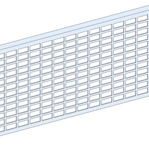 Schneider Electric LVS03571 PrismaSeT-P, montageplaat, geperforeerd met montagerails aan de zijkant, breedte=650 mm, hoo Schneider Electric LVS03571 PrismaSeT-P, montageplaat, geperforeerd met montagerails aan de zijkant, breedte=650 mm, hoo