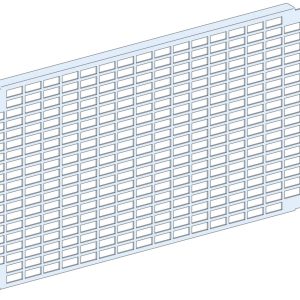 Schneider Electric LVS03572 PrismaSeT-P, montageplaat, geperforeerd met montagerails aan de zijkant, breedte=650 mm, hoo Schneider Electric LVS03572 PrismaSeT-P, montageplaat, geperforeerd met montagerails aan de zijkant, breedte=650 mm, hoo