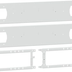 Schneider Electric LVS03406 PrismaSeT-P, montageplaat, 4x Compact NSXm Vigi160 3-4-polig, tuimelaar, verticaal, breedte=